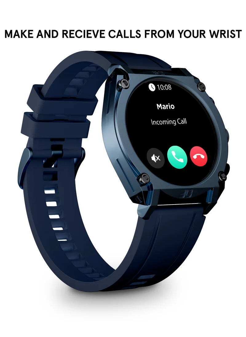 بوليس My Avatar Blue Case Blue Silicone Strap Gents Smartwatch with Amoled Glass IP68 - 45mm