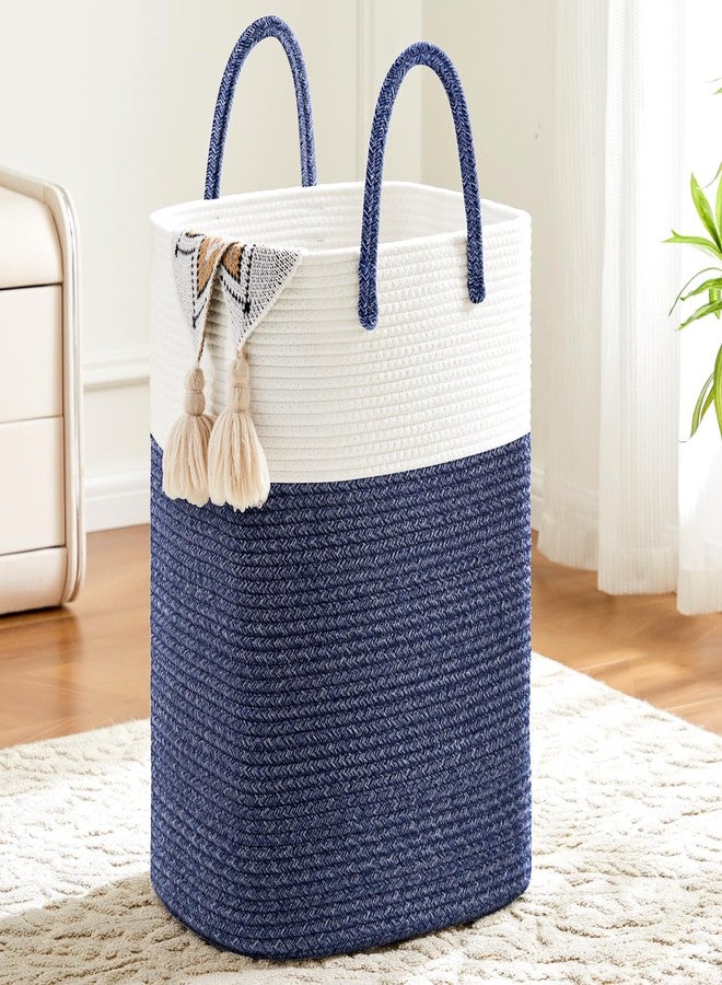 Artfeel Laundry Basket,Woven Cotton Rope Laundry Hamper,80L Versatile Storage for Dirty Clothes,Baby Toys,and Blankets in Bathroom, Nursery,and Living Room - Image 1