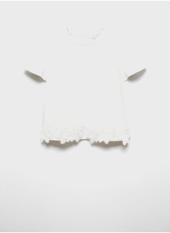 Floral Embroidered T-Shirt