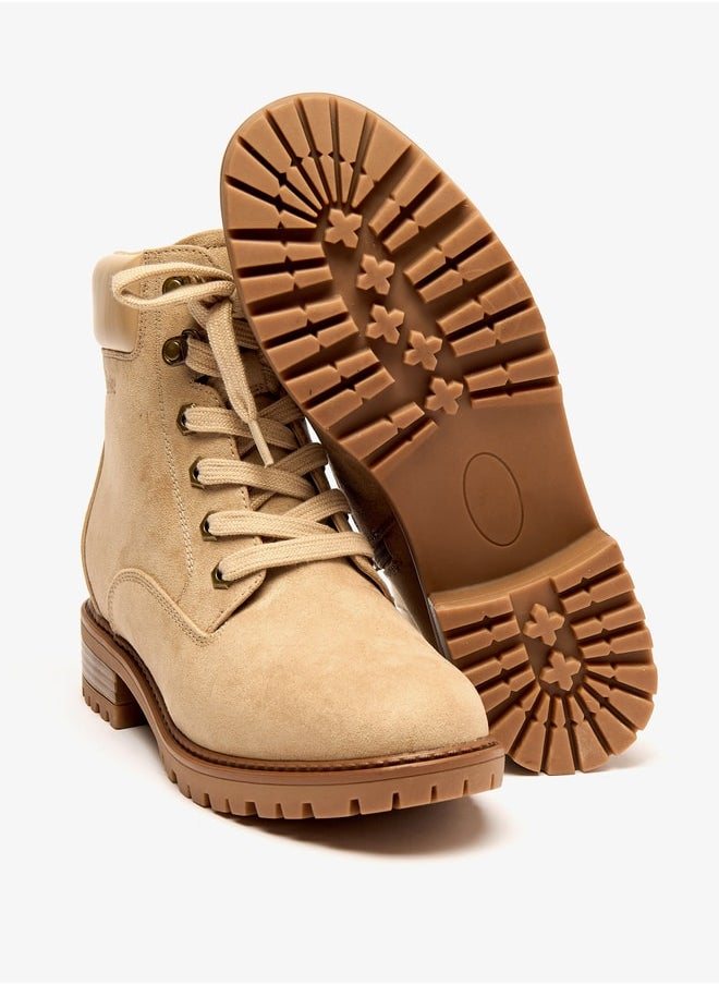 Lee Cooper حذاء نسائي رخيص بكعب بلوك وسحاب في الكاحل  - Image 4