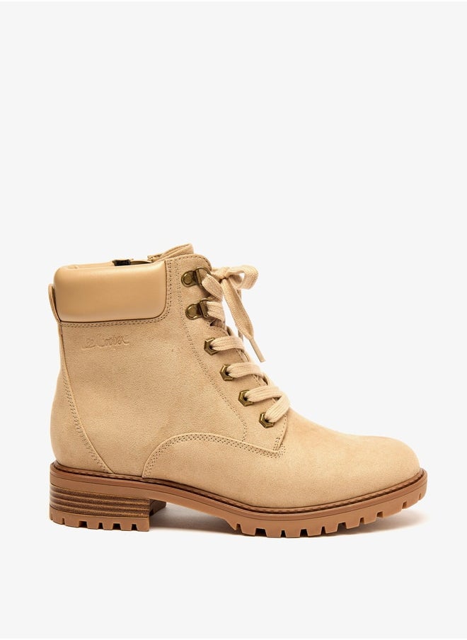 Lee Cooper حذاء نسائي رخيص بكعب بلوك وسحاب في الكاحل  - Image 2