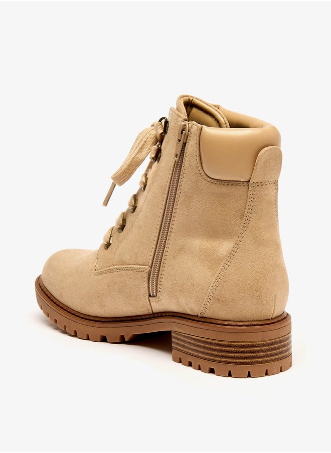 Lee Cooper حذاء نسائي رخيص بكعب بلوك وسحاب في الكاحل  - Image 3