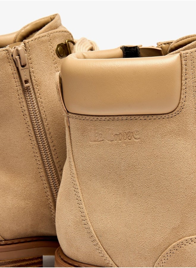 Lee Cooper حذاء نسائي رخيص بكعب بلوك وسحاب في الكاحل  - Image 5