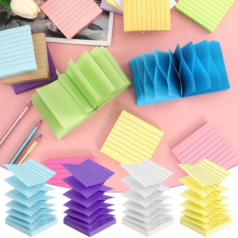 12 Packs Pop Up Sticky Notes 3 x 3 Inch Self Adhesive Memo Pads 50 Sheets Per Pad for Office School Home - Image 5