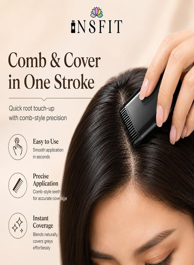 INSFIT New Hair Color Comb Stick, Waterproof And Sweat-Proof, Easy Application, Natural Color, Safe Formula, Instant Hair Dye Stick Grey Hair Coverage For Men & Women - Image 3