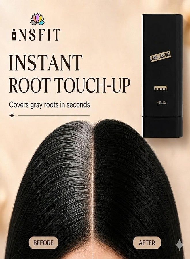 INSFIT New Hair Color Comb Stick, Waterproof And Sweat-Proof, Easy Application, Natural Color, Safe Formula, Instant Hair Dye Stick Grey Hair Coverage For Men & Women - Image 4