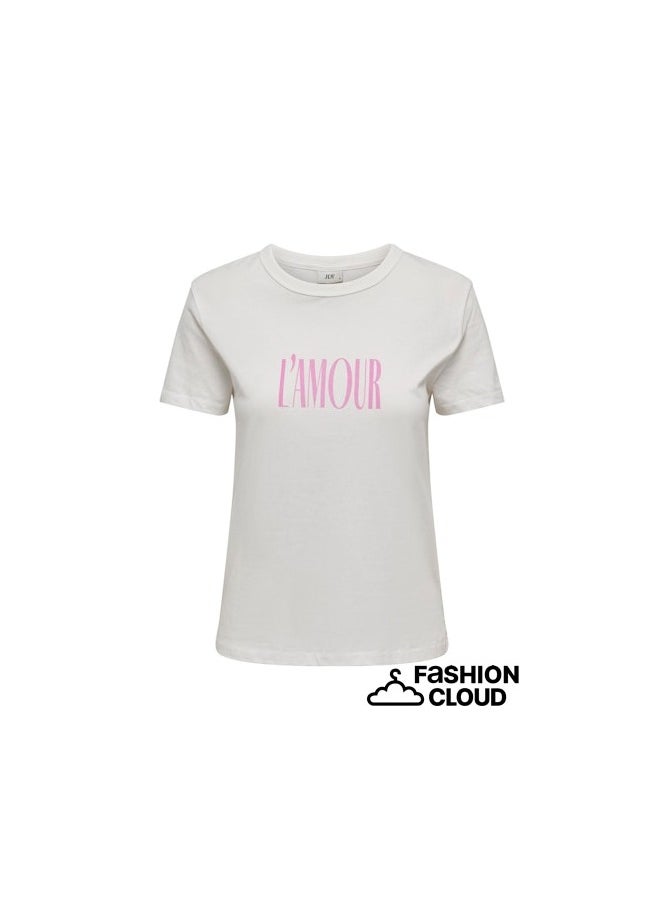 Jacqueline de Yong Crew Neck Graphic T-Shirt  - Image 1