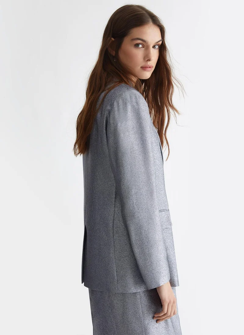 ليو جو Lurex® suit blazer
