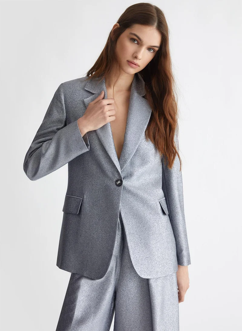 ليو جو Lurex® suit blazer