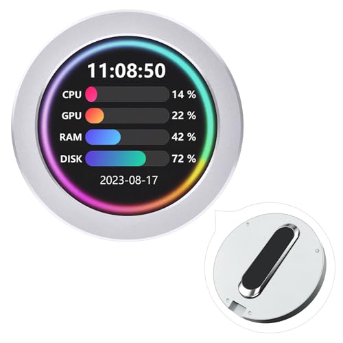 Waveshare ويفشير 2.8 بوصة شاشة LCD دائرية، مبرد CPU/GPU، فضي - Image 1