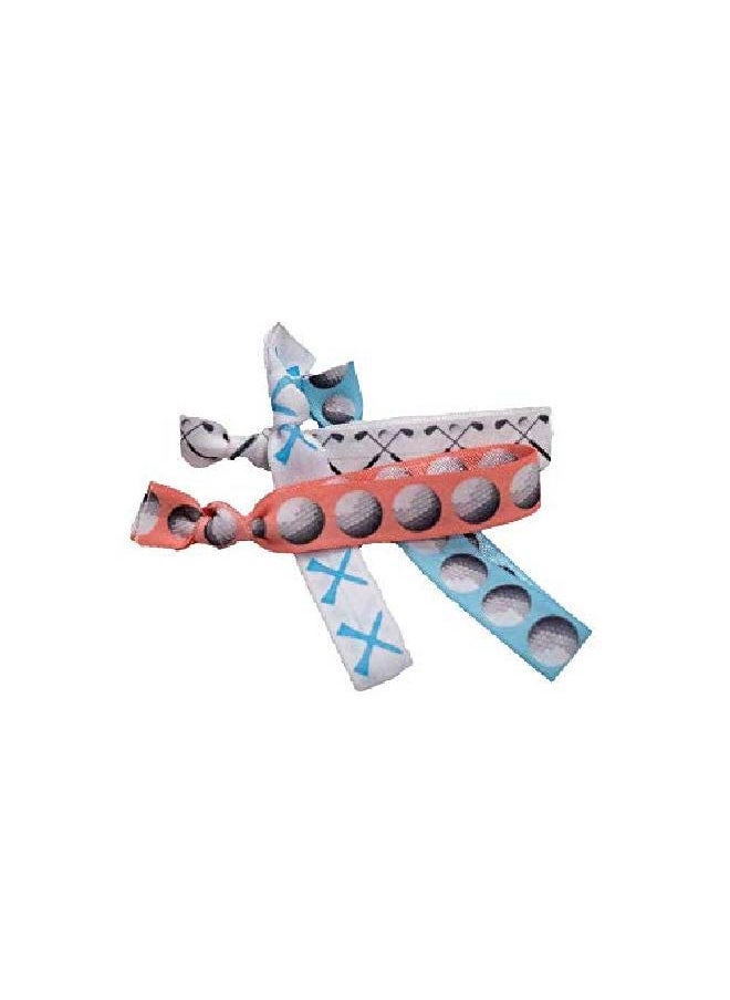 Sportigift - Golf Gift 8 Piece Hair Elastic Set Accessories For Women Players Girls High School Teams Coaches Leagues Opponents Partners Tournaments Made In The Usa - Image 1