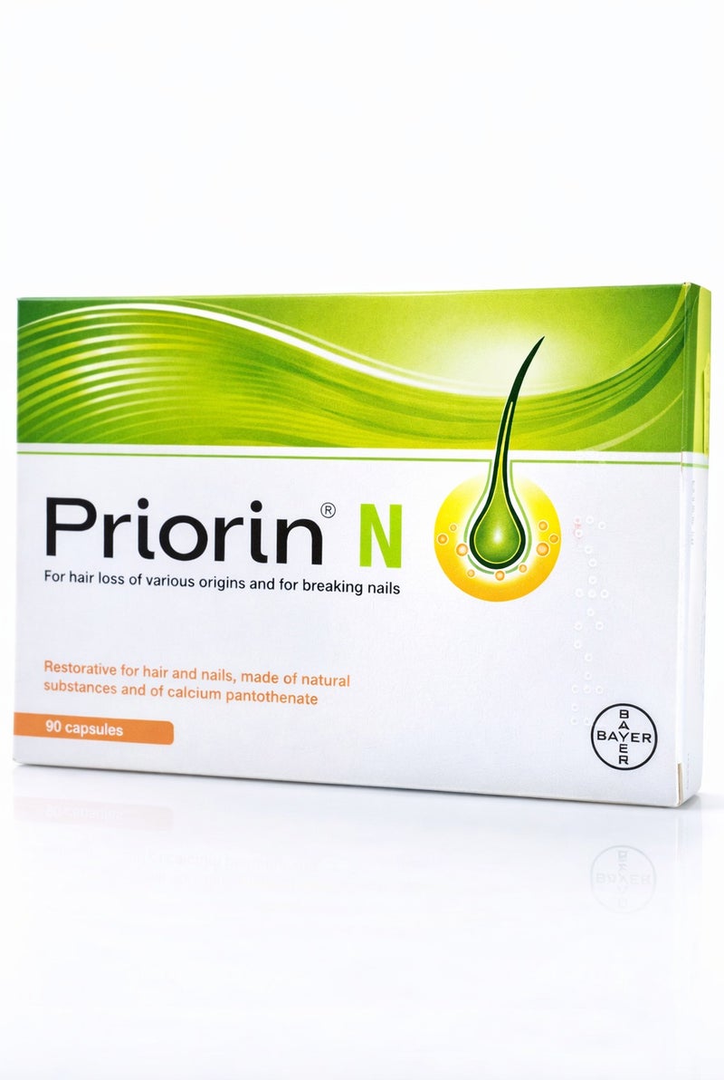 بريورين كبسولات بريورين إن ، مكمل لتساقط الشعر ، عبوة من 90 قطعة - Image 1