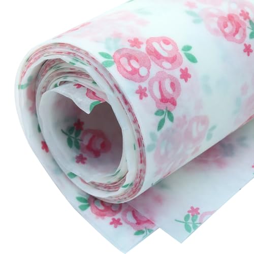 Verkelly 50 Pcs Grease Resistant Deli Paper Sheets 10" x 8", Wax Papers for Food Deli Wraps Paper Sheets, Perfect Sandwich Wrapping & Basket Liners(Rose) - Image 5