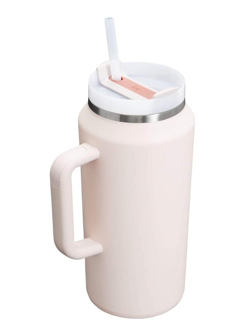 Stanley - tanley Quencher H2.0 Tumbler with Handle & Straw 64 oz | Twist On 3-Way Lid | Insulated Stainless Steel Cup for Travel & Sports | BPA-Free | Rose Quartz 2.0 - Image 1