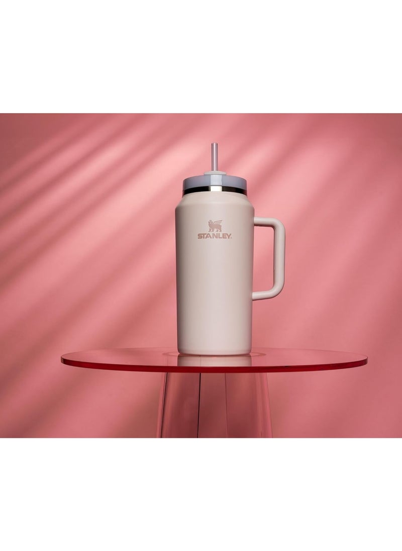 Stanley - tanley Quencher H2.0 Tumbler with Handle & Straw 64 oz | Twist On 3-Way Lid | Insulated Stainless Steel Cup for Travel & Sports | BPA-Free | Rose Quartz 2.0 - Image 1