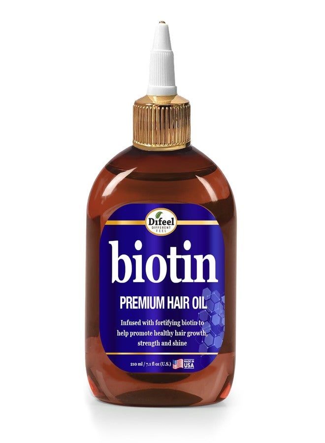 Difeel Biotin Pro Growth Premium Hair Oil 7.1 oz. - Infused with Fortifying Biotin for Healthy Hair Growth - Image 1