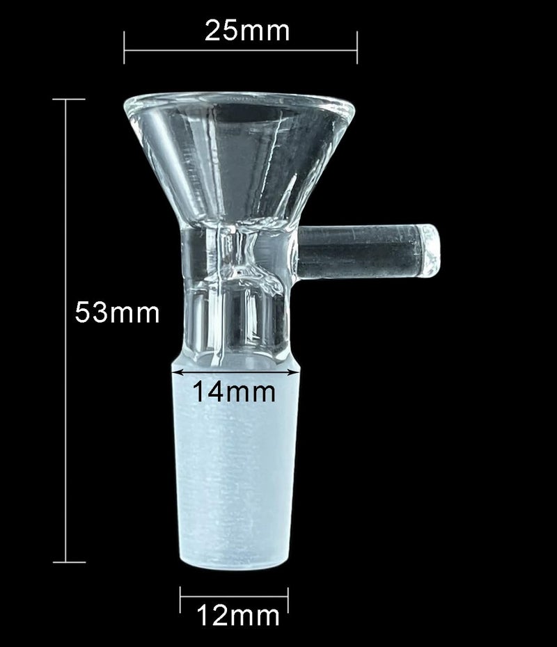 cncarbonfiber 6pcs Glass Funnel for Kitchen/lab,Heat-Resistant Funnel with Brush - Image 2