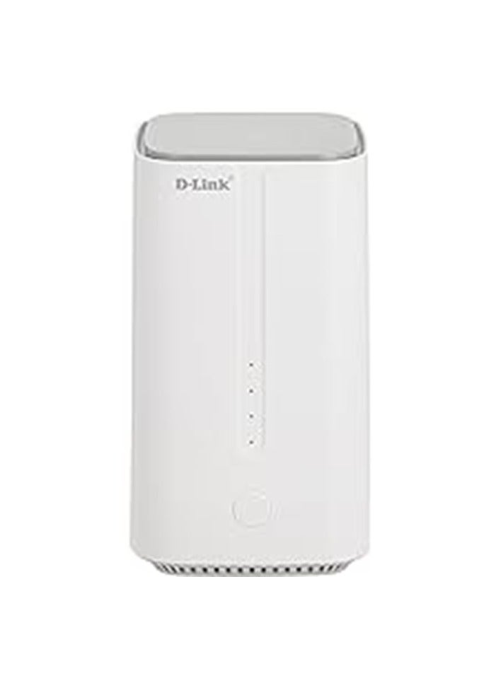 D-Link DWR-2000M 5G CPE Router  AX1800 router with 4 x Gigabit LAN ports, 1 x Gigabit WAN port, 1 x FXS port, 1 x USB 3.0 white - Image 1