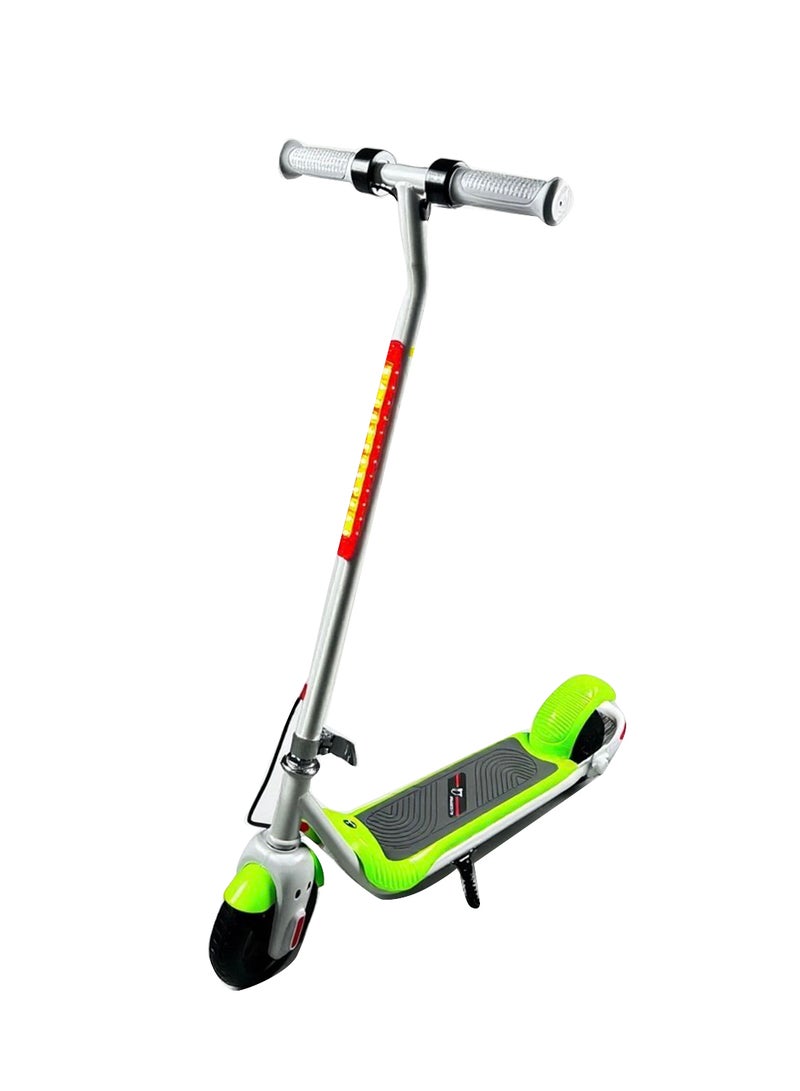 Bebi The high-power ride-on toy suitable for children is equipped with protective gear. It has a 24V 2.5A brushless motor. The speed is 12 kilometers per hour, and the load capacity is 60 kilograms. It is suitable for children aged 5 and above. Color: Green. - Image 1