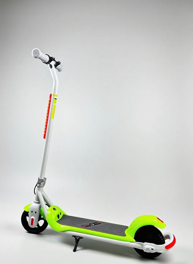 Bebi The high-power ride-on toy suitable for children is equipped with protective gear. It has a 24V 2.5A brushless motor. The speed is 12 kilometers per hour, and the load capacity is 60 kilograms. It is suitable for children aged 5 and above. Color: Green. - Image 2