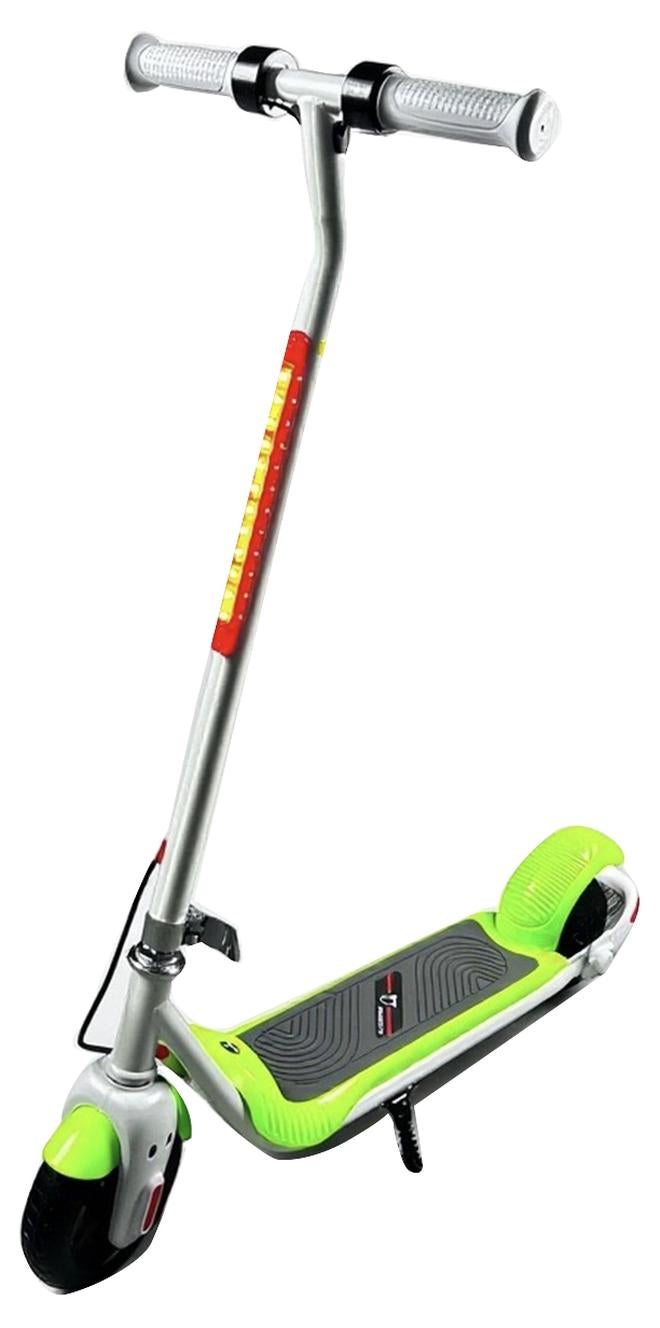 Bebi سكوتر خفيف وقابل للطي بقوة عالية 24 فولت 2.5 أمبير، مزود بمعدات واقية، مناسب للأطفال من عمر 5 سنوات فما فوق، مثالي للمدرسة والحرم الجامعي وركوب الحديقة، أخضر - Image 1