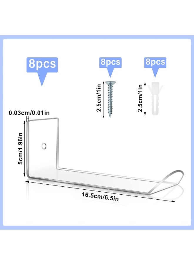 TPGP 8 Pcs Wall Mount Hat Rack  - Image 2