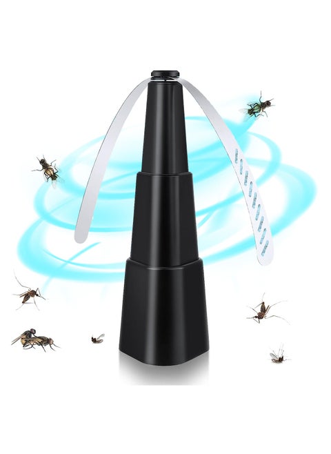 Fly Fans for Tables, Fly Repellent Fan Indoor, Outdoor with Holographic Blades, Batteries Powered Bug Repellent