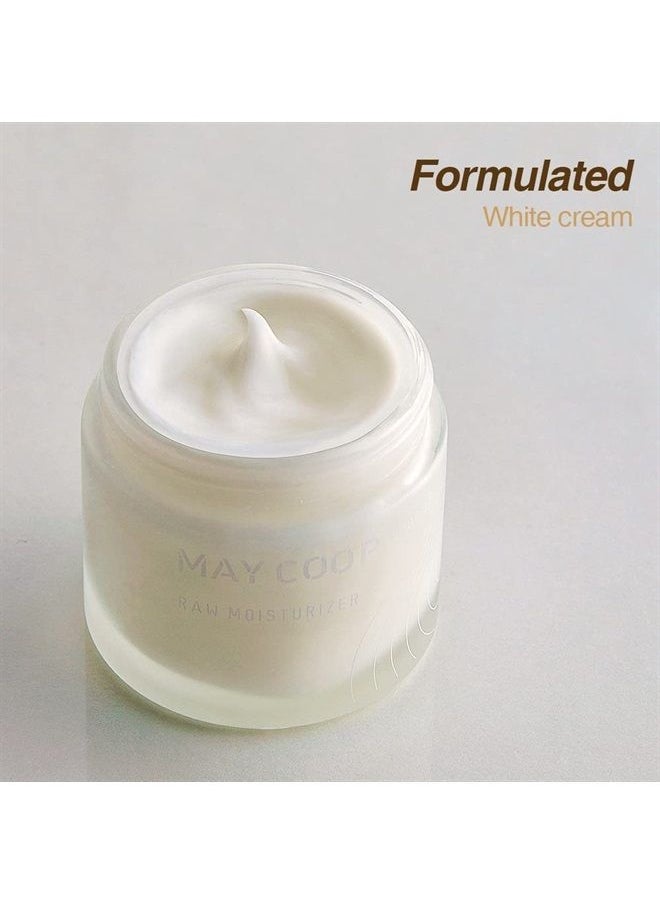 May Coop - Maycoop Raw Moisturizer Face Cream With Maple Tree Water-daily Hydrating Facial Moisturizer Cream- Anti Aging- For All Skin Types- Helps Prevent Wrinkles- Vegan And Alcohol-Free -80ml - Image 1
