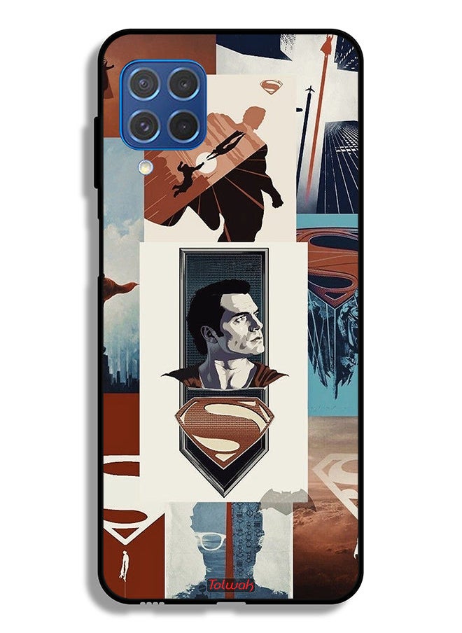 Tolwak - Samsung Galaxy M62 Protective Case Cover Superman Art - Image 1