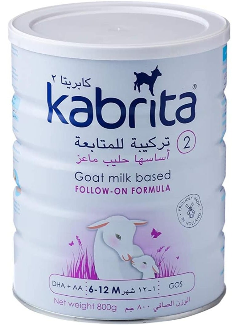 Kabrita 2 Toddler’s Milk Formula 800g | Goat Milk Based Growing-Up Formula for Toddlers