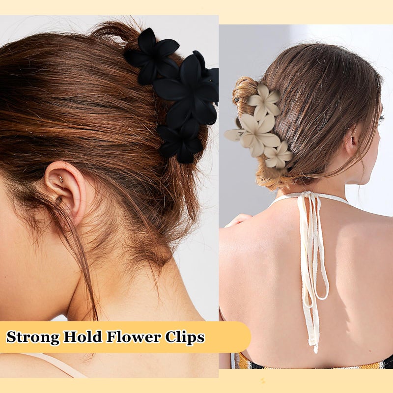 Ondder Large Matte Claw Hair Clips for Women - 4.5 Inch Non-Slip Strong Hold Clips for Thick Hair, Hair Accessories - Image 4