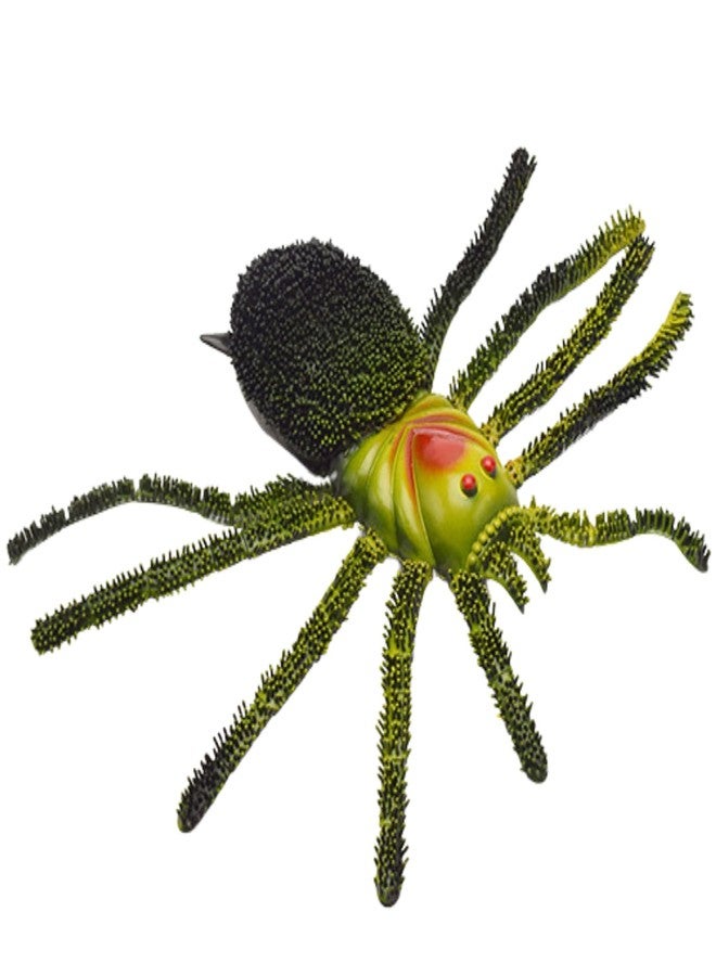 Mallexo Realistic Rubber Spider Action Toy for Kids Colorful Tarantula Figurines Gifts for Helloween Birthday Party Decor Pranks Stuff Toys Big Size Showcase Display Model Animal Set - Image 1