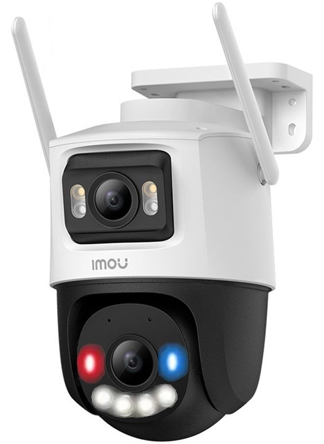 IMOU - Cruiser Dual Lens 6MP 3K Outdoor WiFi Surveillance Camera, Resolution (3MP fixed lens and 3MP PT lens), Color Night Vision up to 30m, AI Person/Vehicle Detection, Automatic PT Tracking, Two-Way Audio, IP66 (IPC-S7XEN-6M0WED) - Image 1