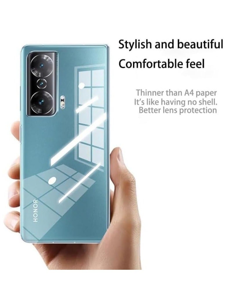 general Cover Compatible with Honor Magic Vs, Transparent Hard PC Anti-scratch Case, Slim Anti-Shock Anti-Yellowing Protection - Image 2