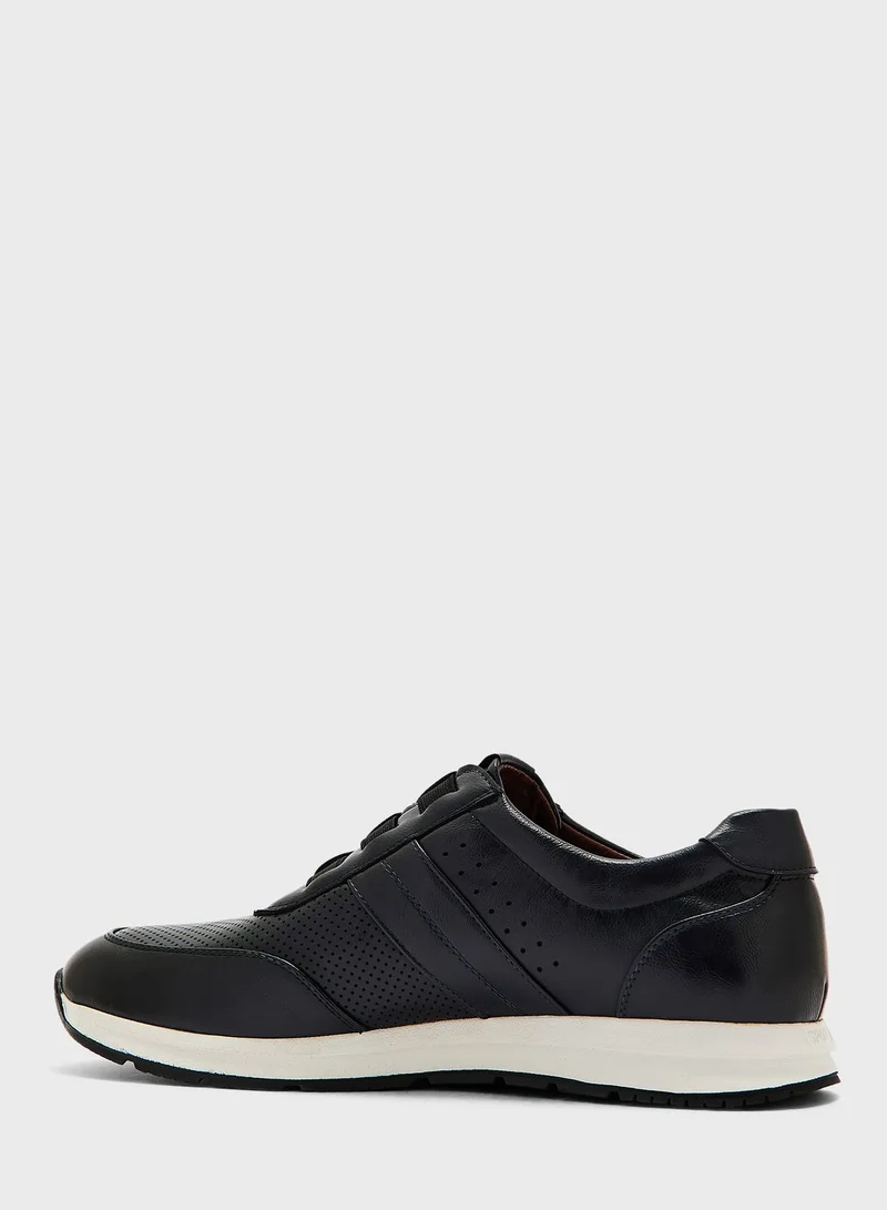 Robert Wood Webbing Loop Highlight Casual Slip Ons