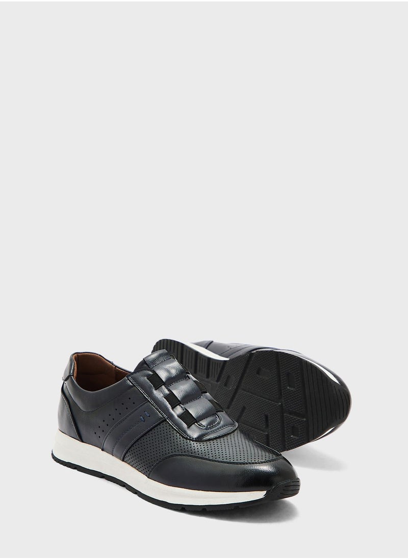Robert Wood - Webbing Loop Highlight Casual Slip Ons - Image 1
