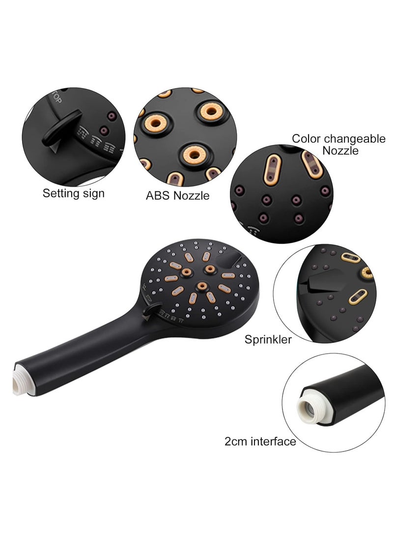 Shower Head With Handheld Shower Heads High Pressure With 6 Function Setting Shower Head Holder 59 Inch Shower Hose - Image 4