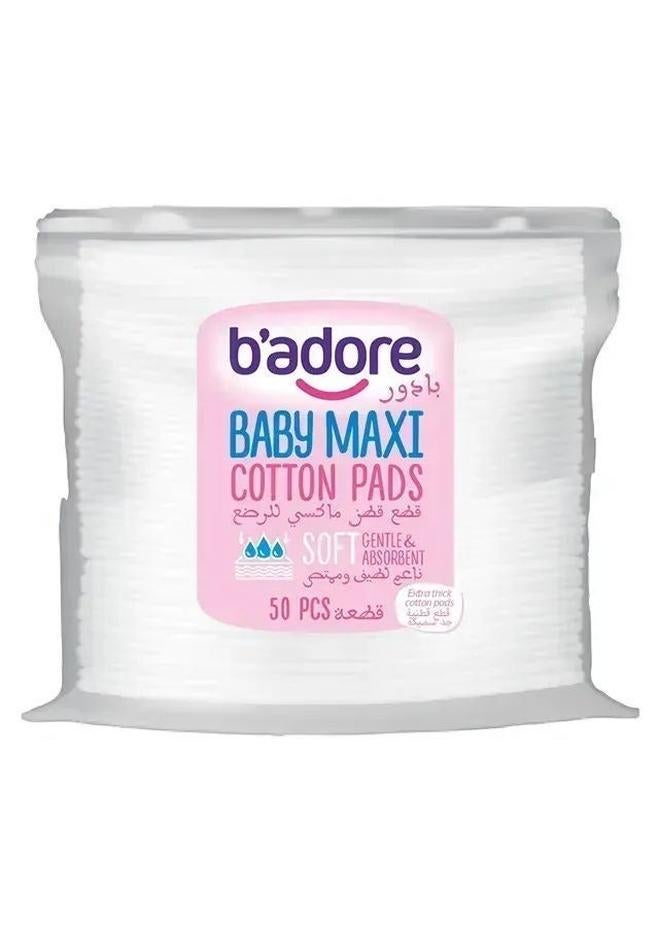 b'adore. Baby Maxi Cotton Pad, 50 Pcs, India