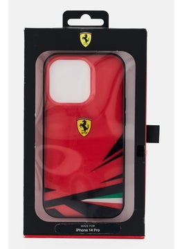 Scuderia Ferrari PC TPU Case With Double Layer Print iPhone 14 Pro, Red  - Image 1