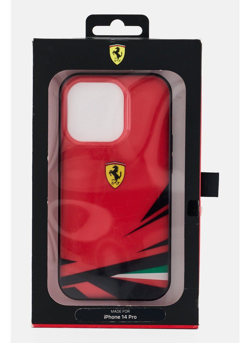 Scuderia Ferrari PC TPU Case With Double Layer Print iPhone 14 Pro, Red  - Image 1