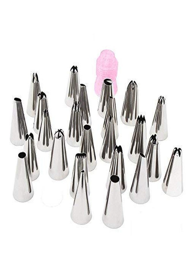 PINDIA 11 Pc Icing Piping Nozzles Cake Sugarcraft Decorating Tool with One Holder - Image 1