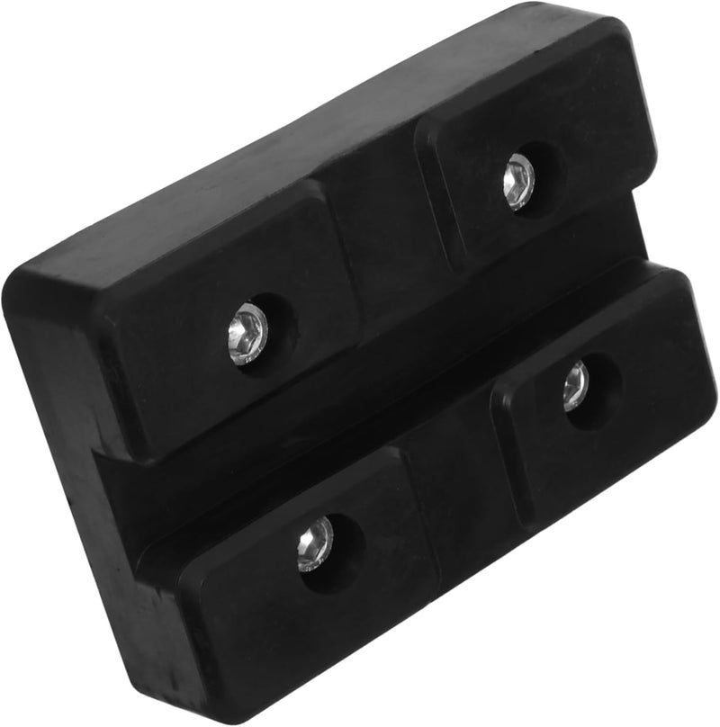 ULTECHNOVO Car Lift Rubber Pad Tray Slotted Slip Jack Stand Support Plate Telescopic Design Durable Rubber Material for Enhanced Stability Black - Image 1