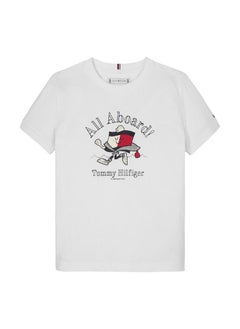 TOMMY HILFIGER Kids Flag Mascot Crew Neck T-Shirt  - Image 4