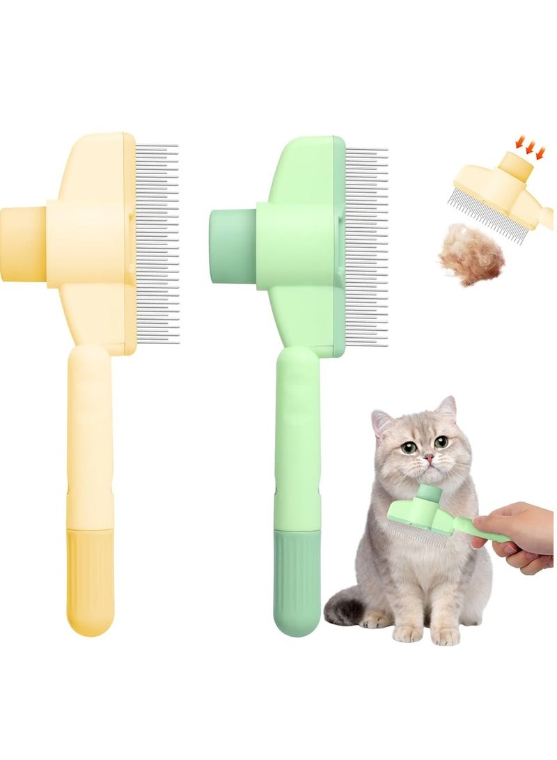 Pet Flea and Hair Removal Comb with Hair Release Button - Image 1