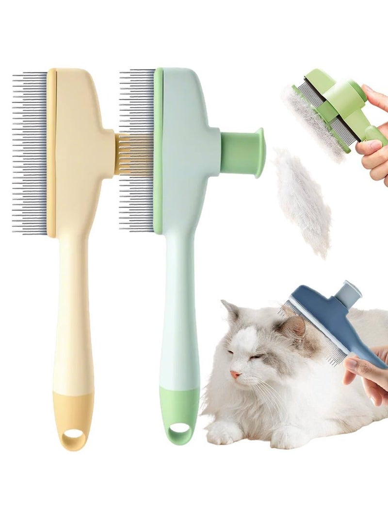 Pet Flea and Hair Removal Comb with Hair Release Button - Image 2