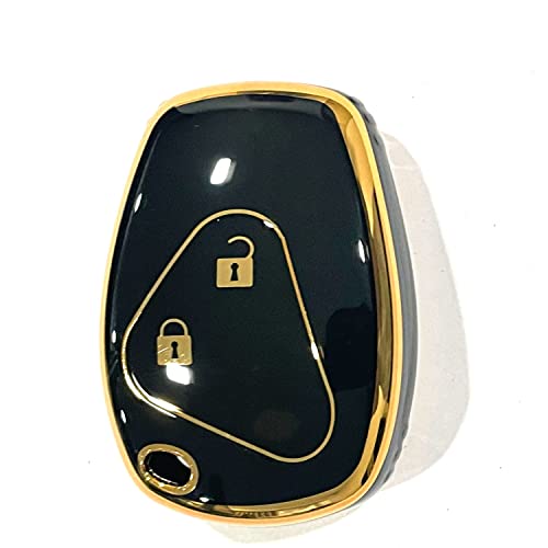 Auto Pearl TPU Key Cover Compatible with Logan| Duster| Verito| Lodgy| Kwid 2 Button Smart Key (Black) - Image 4