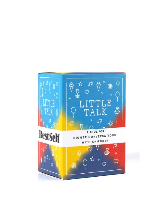 Kids Conversation Cards Starter Little Talk Deck by BestSelf — Powerful Family Game to Strengthen Relationships with Children by Cultivating Open and Meaningful Interactions — 150 Engaging Prompts