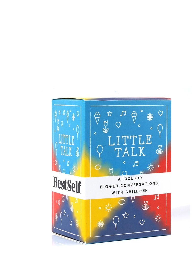 Kids Conversation Cards Starter Little Talk Deck by BestSelf — Powerful Family Game to Strengthen Relationships with Children by Cultivating Open and Meaningful Interactions — 150 Engaging Prompts