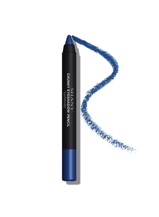 SHANY Chunky Eyeshadow Eye Pencil With Vitamin E Aloe Vera SAPPHIRE - Image 2