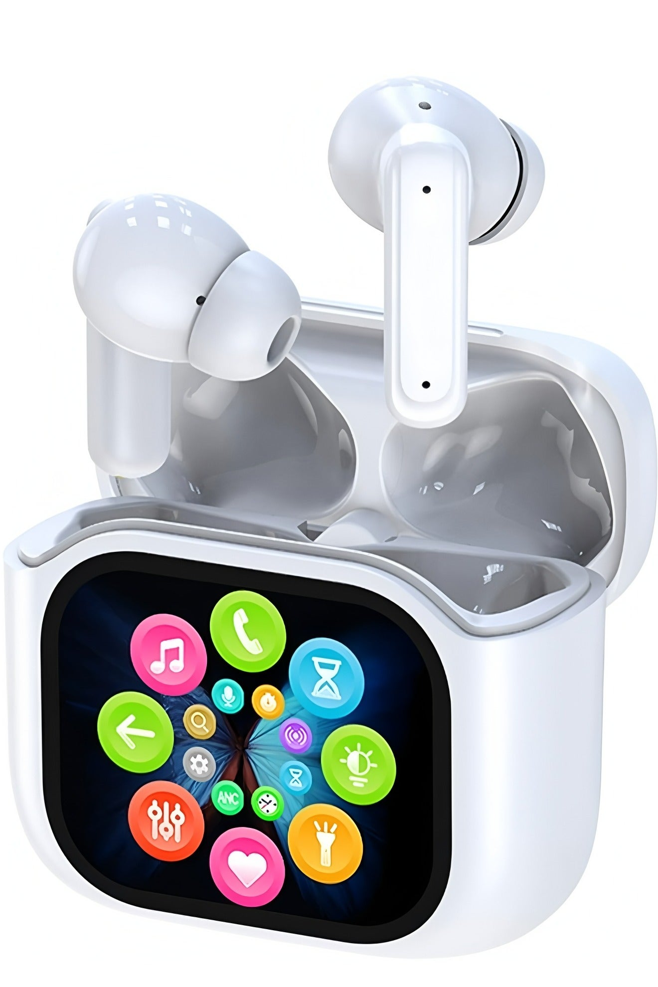 flyview Flyview Wireless Bluetooth 5 4 Headphones Touch Screen Earbuds 50 g Z344D13818EB3345AE3E7Z